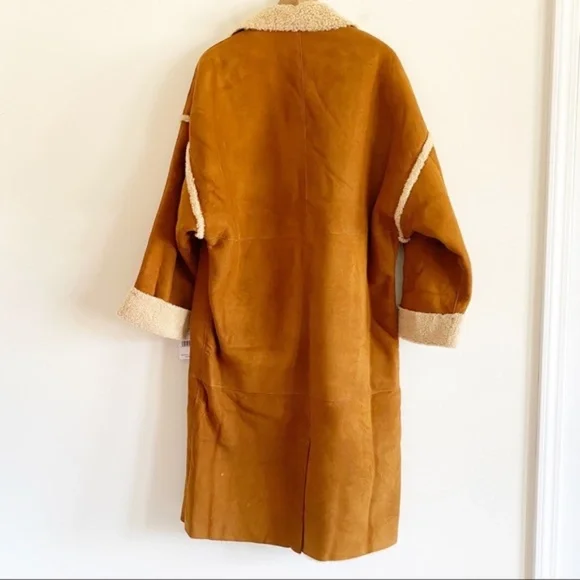 Free People Aspen Marshall suede shearling jacket - Picture 7 of 14